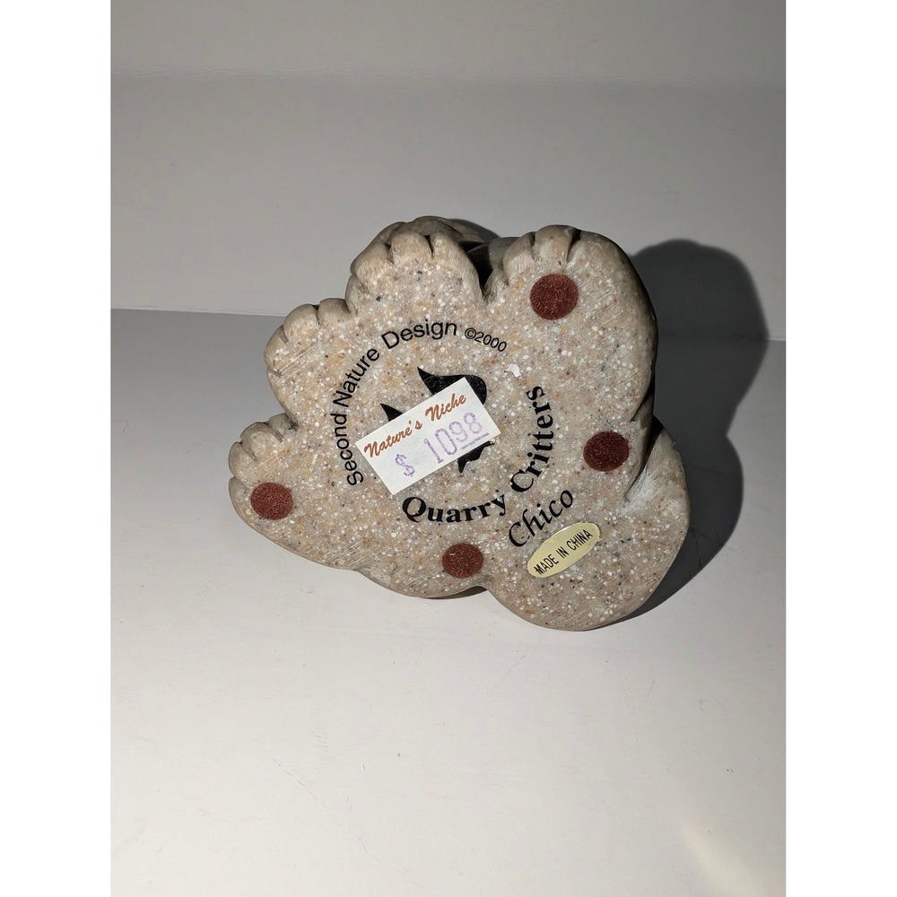 Lot of 3 Second Nature Design Quarry Critters Stone Cats "Chelsea, Clyde, Chico" - Picture 7 of 16